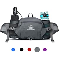 Los mejores  - Waterfly Riñonera Running Deportiva Impermeable Multifuncional Bolso de Cintura con Portabotellas para Correr Senderismo…